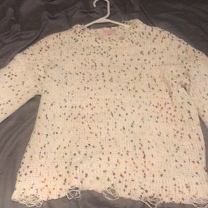 Cream Confetti sweater